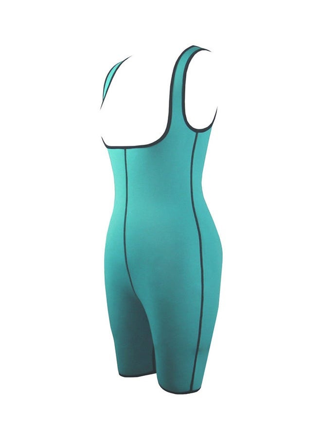 NIBEMINENT - Contrast Trim One Piece Green - Image 1