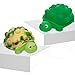 Anboor Pop Fidget Toys 3D Silicone Turtle Push Bubbles Sensory Toy Pop Stress Ball Anxiety Stress Reliever Toy for Autism Early Education Present 2 Pack - Image 3