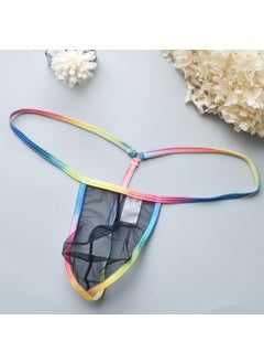Generic Spicy Mesh G-String Underwear for Men B904 Blue  - Image 4