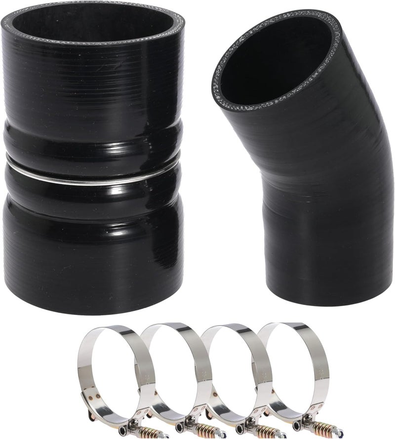 JomGorg 6.0 Hose Boot Kit for Ford F250 F350 6.0L Diesel Powerstroke (2003-2007) with T Bolt Clamp - Image 1