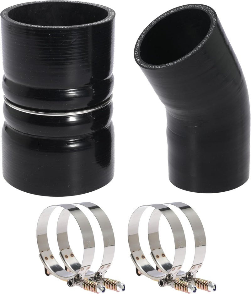 JomGorg 6.0 Hose Boot Kit for Ford F250 F350 6.0L Diesel Powerstroke (2003-2007) with T Bolt Clamp - Image 4