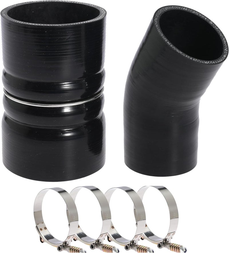 JomGorg 6.0 Hose Boot Kit for Ford F250 F350 6.0L Diesel Powerstroke (2003-2007) with T Bolt Clamp - Image 2