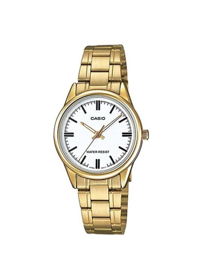 CASIO Women's Stainless Steel Analog Wrist Watch LTP-V005G-7AUDF