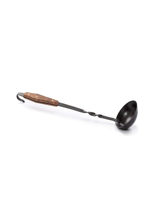 Barebones Cowboy Grill Ladle - Stainless Steel Chef Ladle - Large Long Handle Dipper - Soup Ladle for Outdoor Cooking - Image 1