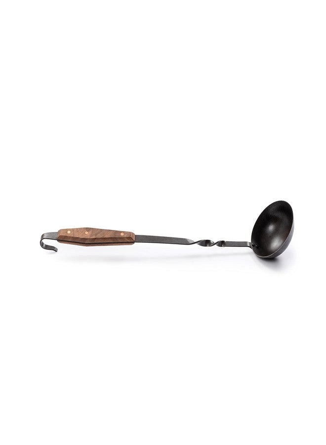 Barebones Cowboy Grill Ladle - Stainless Steel Chef Ladle - Large Long Handle Dipper - Soup Ladle for Outdoor Cooking - Image 3