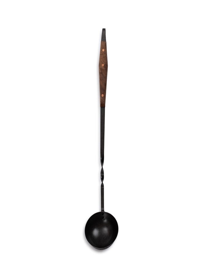 Barebones Cowboy Grill Ladle - Stainless Steel Chef Ladle - Large Long Handle Dipper - Soup Ladle for Outdoor Cooking - Image 2