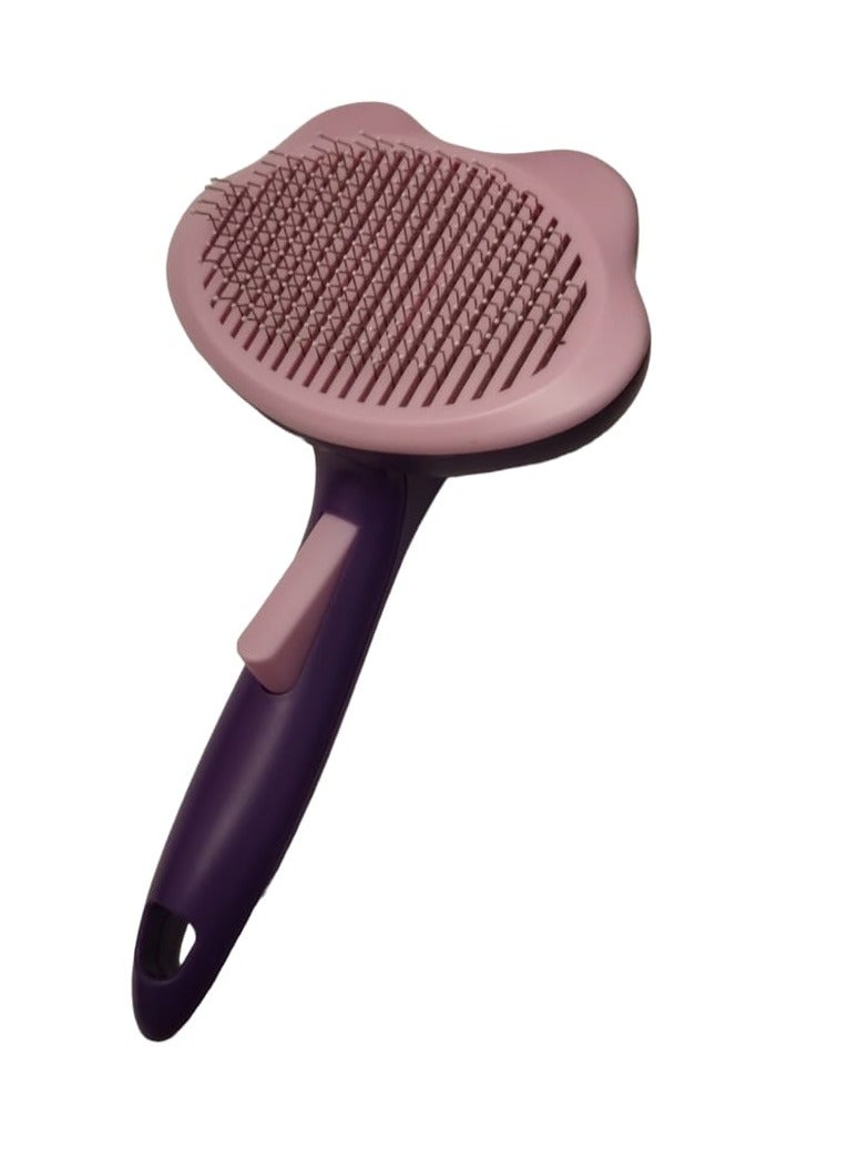 Grooming Brush For Dogs And Cats To Detangle Hair With Self-cleaning Brush - Image 1