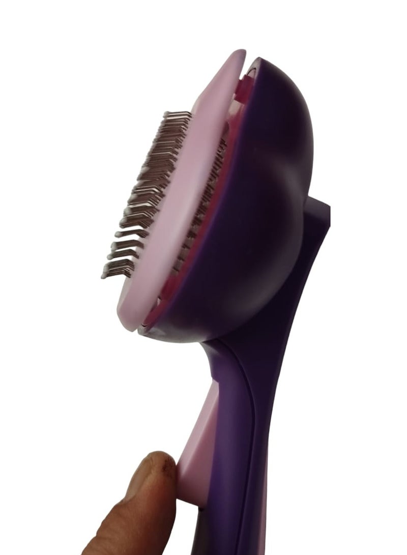 Grooming Brush For Dogs And Cats To Detangle Hair With Self-cleaning Brush - Image 3