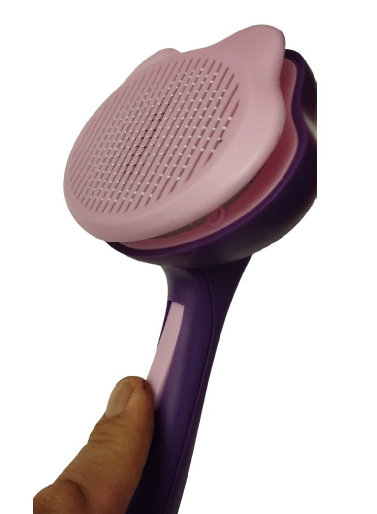 Grooming Brush For Dogs And Cats To Detangle Hair With Self-cleaning Brush - Image 4