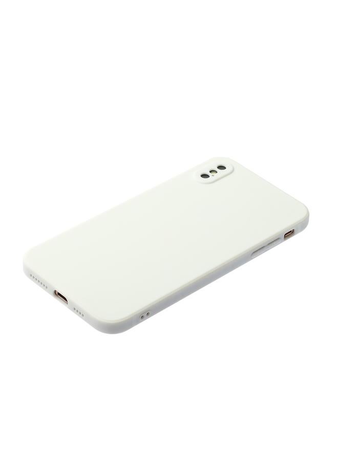 S-TOP Case For iPhone X / XS Straight Edge Solid Color TPU Shockproof Case - Image 3