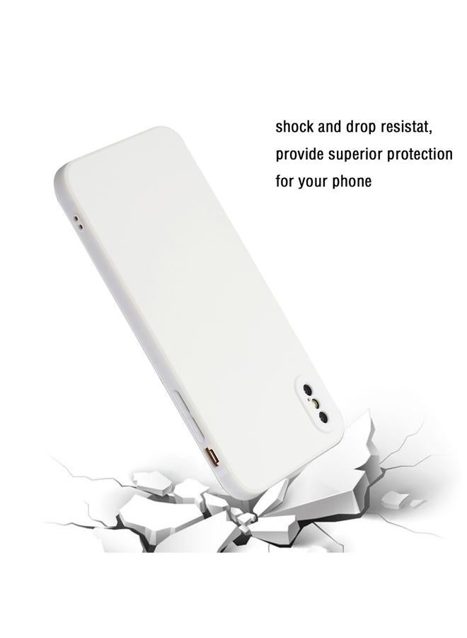 S-TOP Case For iPhone X / XS Straight Edge Solid Color TPU Shockproof Case - Image 4