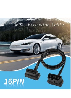 Y&D OBD2 Extension Cable, OBDII Extend Full 16Pin Male and Female Flat Ribbon Cable for Car OBD Diagnostic Extender Cord Connector & All Equipment Reinforced PVC Material (100CM/39Inch)  - Image 3
