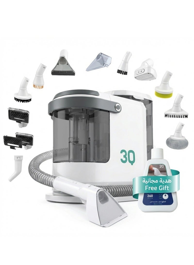 3Q Carpet and upholstery cleaning machine, professional steam cleaner for deep cleaning, hot and cold steam cleaning, washing all types of upholstery - Image 1