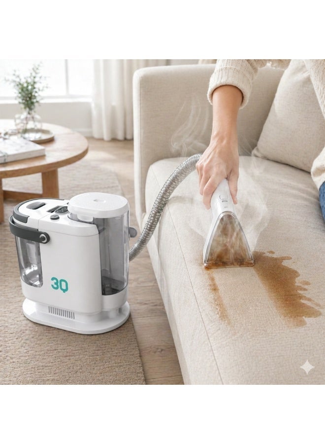 3Q Carpet and upholstery cleaning machine, professional steam cleaner for deep cleaning, hot and cold steam cleaning, washing all types of upholstery - Image 3