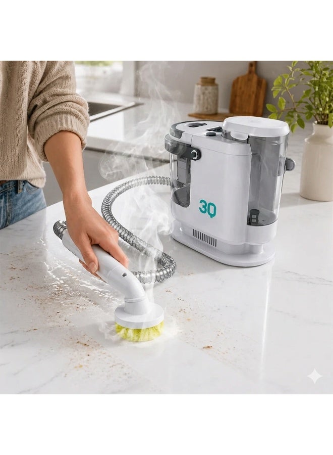 3Q Carpet and upholstery cleaning machine, professional steam cleaner for deep cleaning, hot and cold steam cleaning, washing all types of upholstery - Image 4
