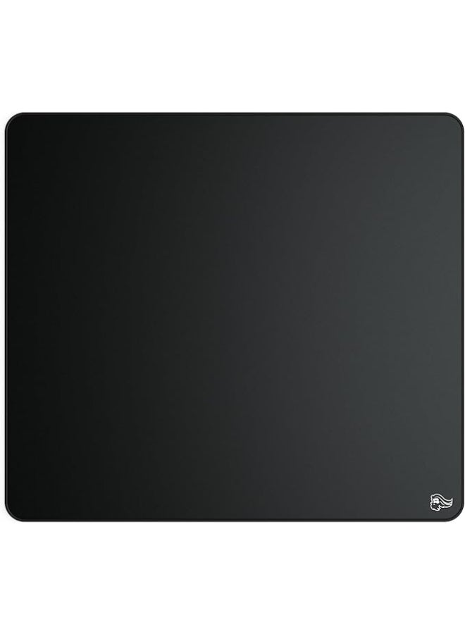 Glorious Elements Gaming Mousepad - XL Mouse Pad - Foam Core Hybrid Cloth - Gaming Desk Pad 15"x17" -Black - Image 1