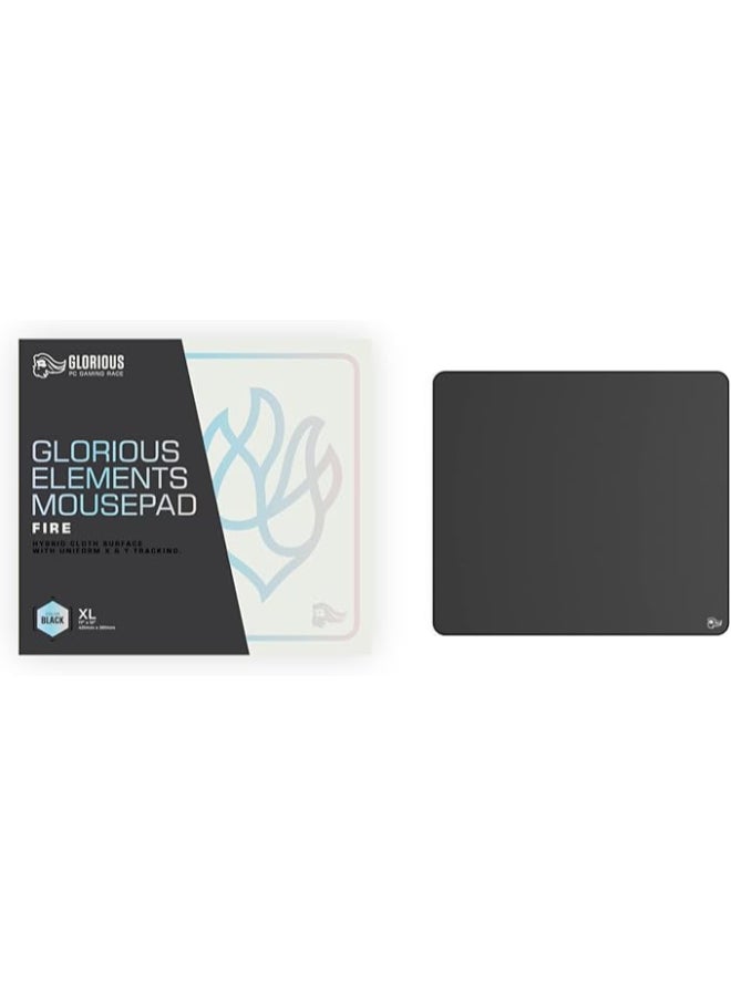 Glorious Elements Gaming Mousepad - XL Mouse Pad - Foam Core Hybrid Cloth - Gaming Desk Pad 15"x17" -Black - Image 5