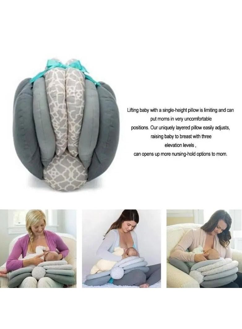 Multi-functional Adjustable Feeding Nursing Pillow, Portable and Lightweight Design For Newborn - Image 3