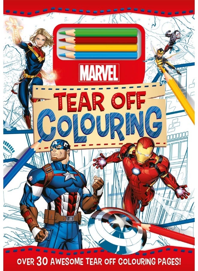 Marvel: Tear Off Colouring - Image 1