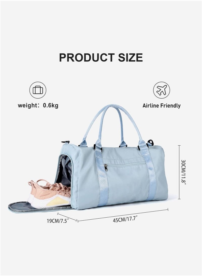 Arabest Travel Duffel Bags for Women,Sport Duffel Bag Large Gym Tote Bag,Waterproof Weekender Shoulder Bag Overnight Bag with Wet Pocket Lightweight Hospital Bag Carry Bag Holdall Bag for Gym Hiking - Image 2