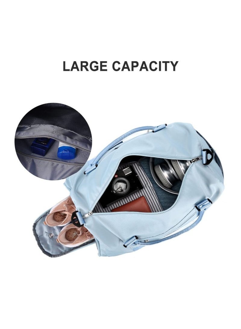 Arabest Travel Duffel Bags for Women,Sport Duffel Bag Large Gym Tote Bag,Waterproof Weekender Shoulder Bag Overnight Bag with Wet Pocket Lightweight Hospital Bag Carry Bag Holdall Bag for Gym Hiking - Image 3