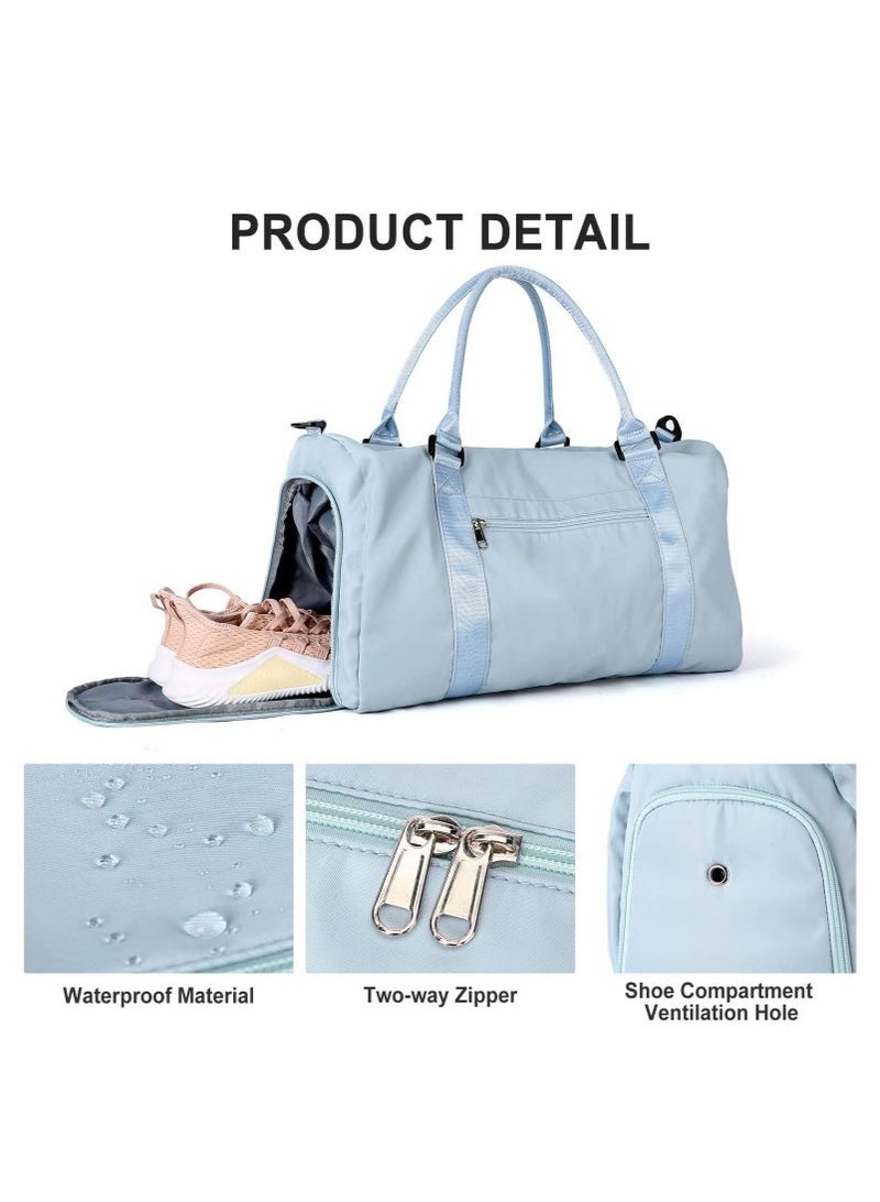 Arabest Travel Duffel Bags for Women,Sport Duffel Bag Large Gym Tote Bag,Waterproof Weekender Shoulder Bag Overnight Bag with Wet Pocket Lightweight Hospital Bag Carry Bag Holdall Bag for Gym Hiking - Image 4