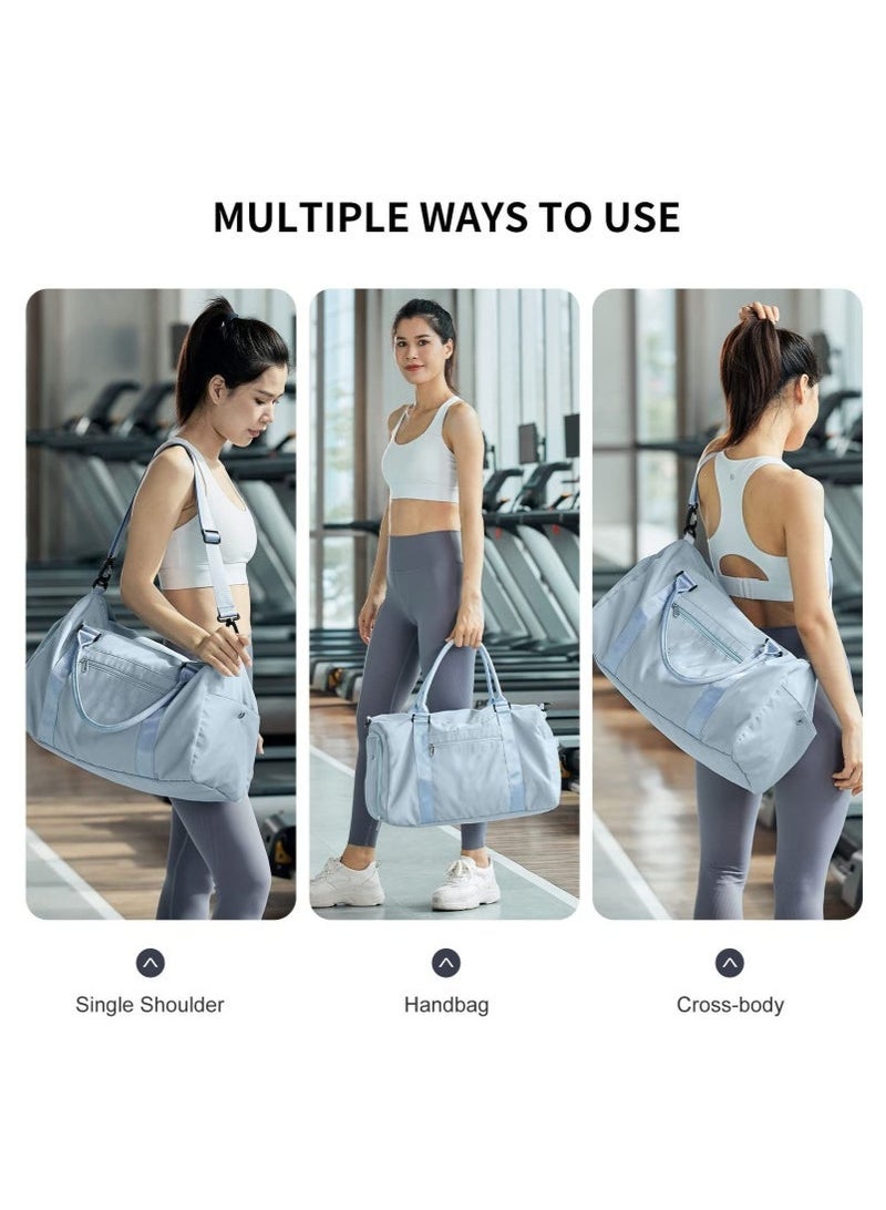 Arabest Travel Duffel Bags for Women,Sport Duffel Bag Large Gym Tote Bag,Waterproof Weekender Shoulder Bag Overnight Bag with Wet Pocket Lightweight Hospital Bag Carry Bag Holdall Bag for Gym Hiking - Image 5