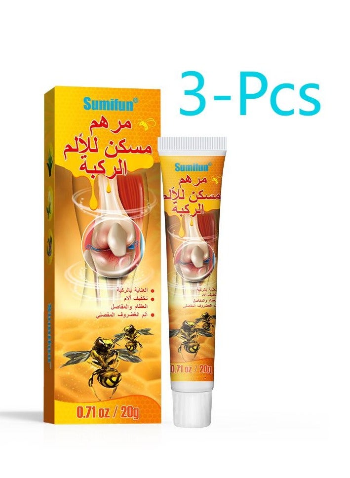 سوميفون 3 قطع مرهم لتخفيف الآلام للمفاصل لتخفيف آلام المفاصل ، وتخفيف الآلام في الرقبة والكتفين والعضلات والركبتين والقدمين - Image 1