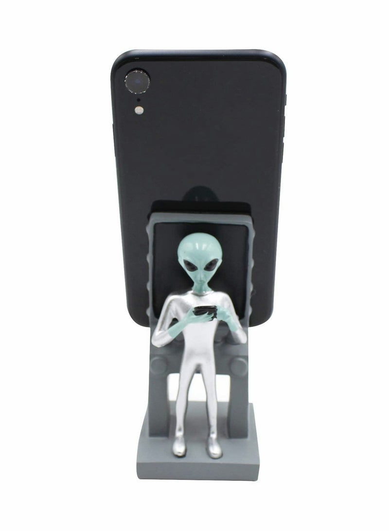 Excefore Cute Alien Shaped Phone Holder for Compatible iPhone Xs/Max/XR/X/8/7 Plus/Google Pixel/Samsung Galaxy Note - Image 3