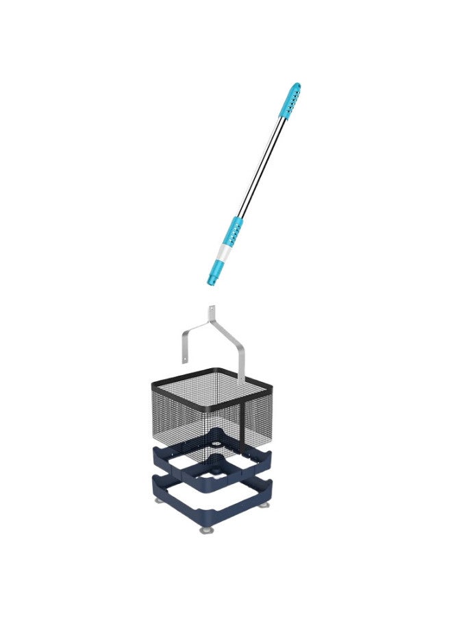 YouYou Ball Retriever, Table Tennis Extendable Ball Picker, Adjustable Angle Ball Collector, Mesh Ball Retriever Basket - Image 3
