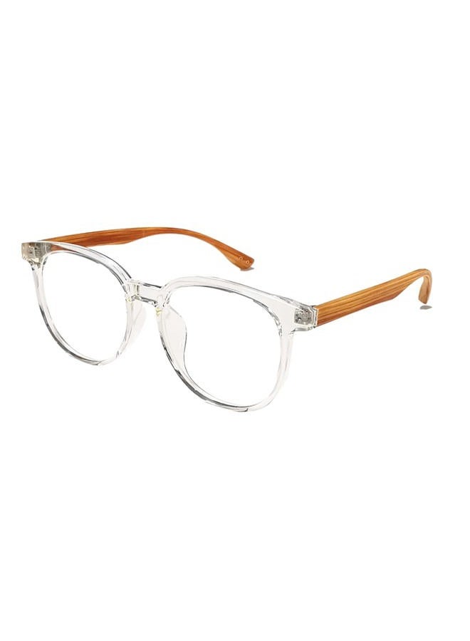 Optifine Blue Light Blocking Glasses for Women Computer Reading Glasses for Men Retro Round Frame Crystal 0 - Image 1
