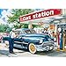 VOLUVOLU 500 Pieces Jigsaw Puzzles for Adults Gas Station Puzzle for Adults Seniors Retro Style Puzzle 500 Pieces Gift for Birthday Home Decor Fun for Family Entertainment205 15 in - Image 2