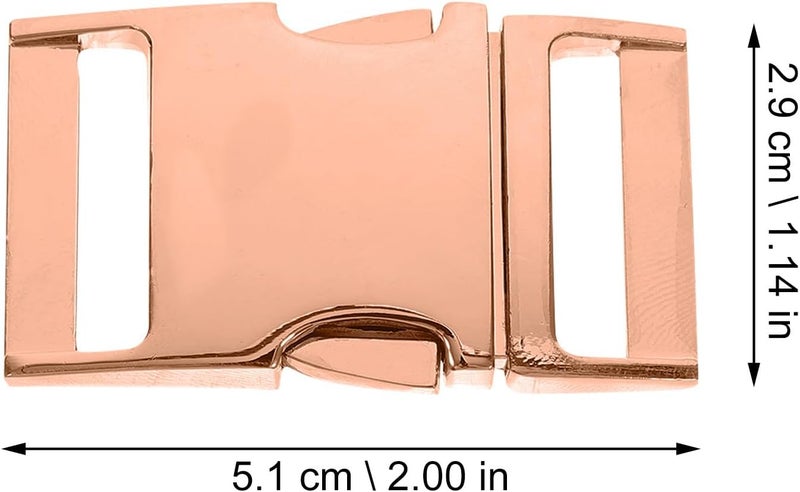PRETYZOOM 5 Pcs Metal Bag Buckles Quick Release Side Release Luggage Buckles for Backpack Straps and Travel Gear Random Color - Image 2