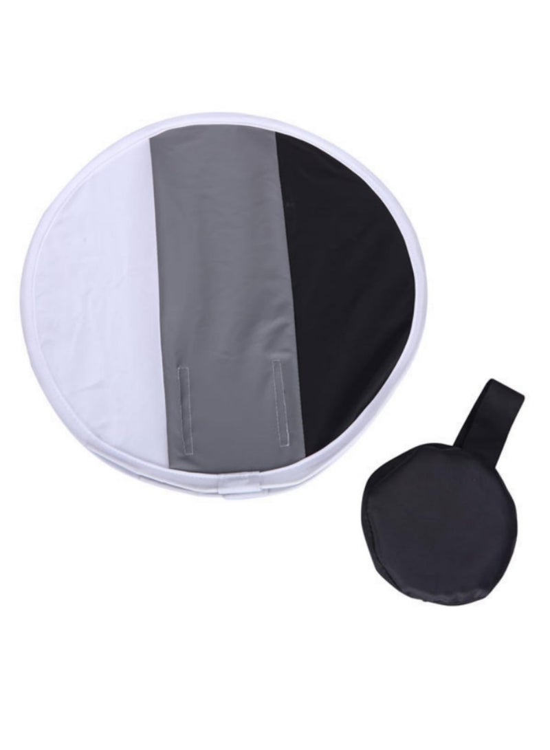 31cm Grey Gray Card Diffuser Softbox for Canon Nikon Sony Speedlight Flash Light White Balance Soft Box with Reflective Panel Photography Lighting Accessories for Studio Outdoor Shooting  - Image 1