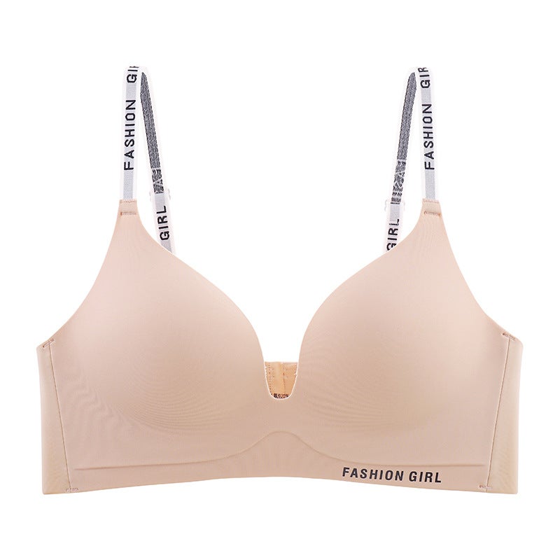 Seamless Push-Up Bra for Women Anti-Sagging Nude  - Image 1