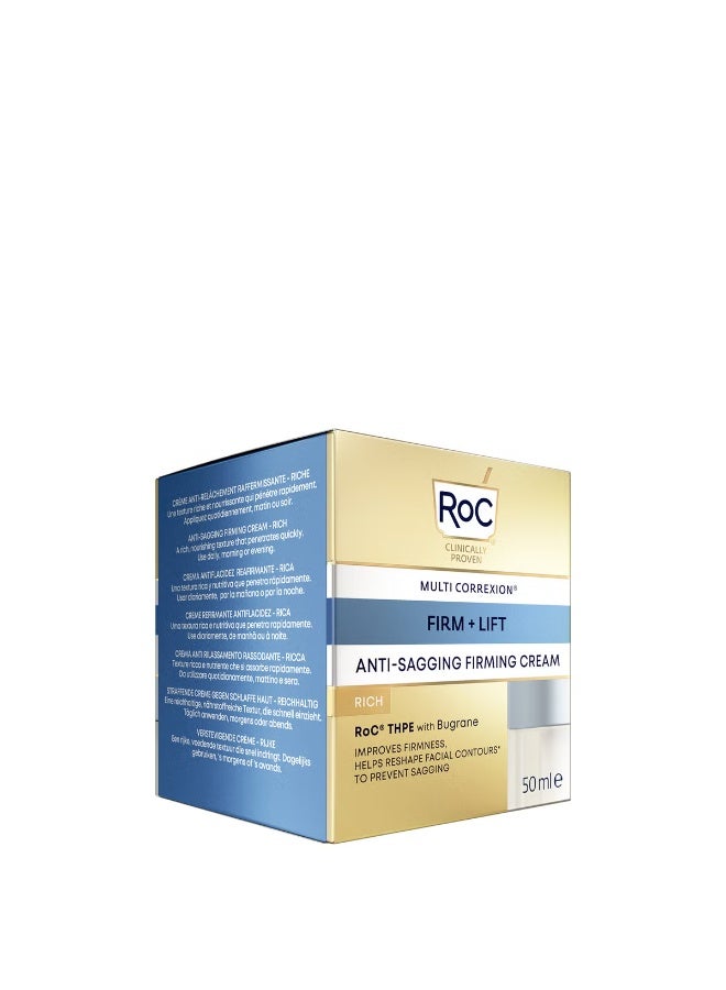 روك كريم شد البشرة RoC Multi Correxion Firm and Lift المضاد للترهل غني 50 مل - Image 4