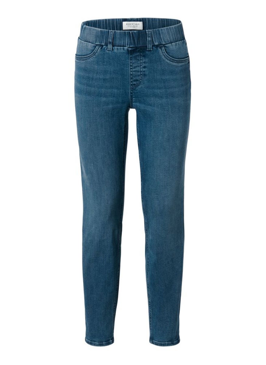Tchibo Women Skinny Fit Mid Rise Stretchable Jeans, Mid Wash Blue  - Image 2