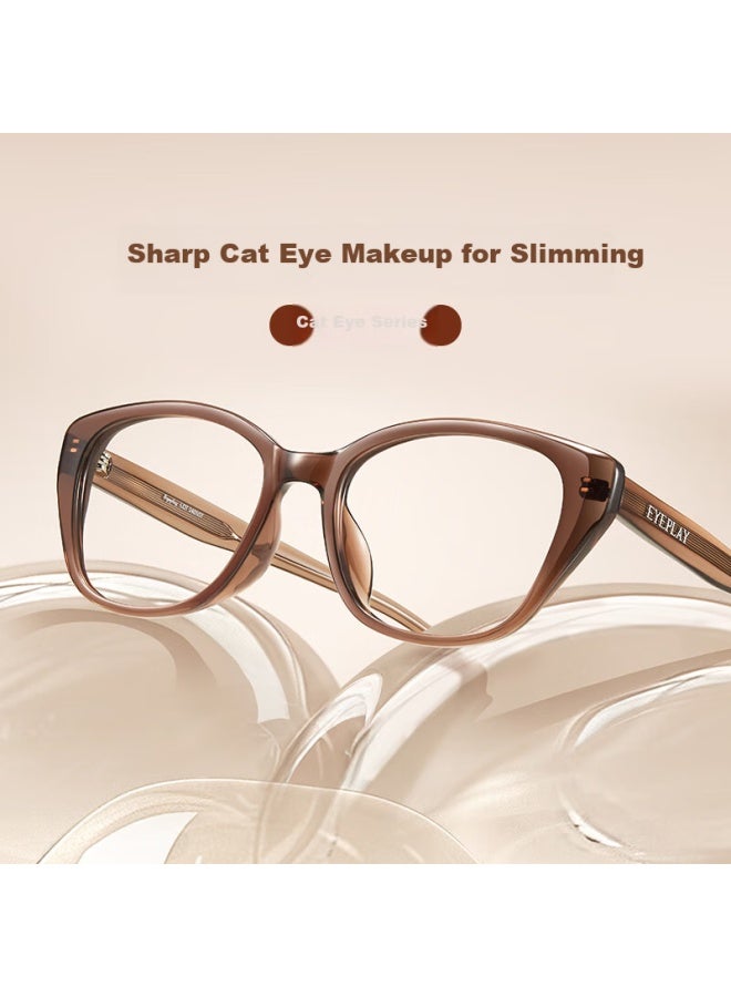 Eyeplay Myopia Gl Cat Eye Gl With Prescription Lens Frames Trendy Eyewear Optional Zeiss Lenses 71005g - Image 2