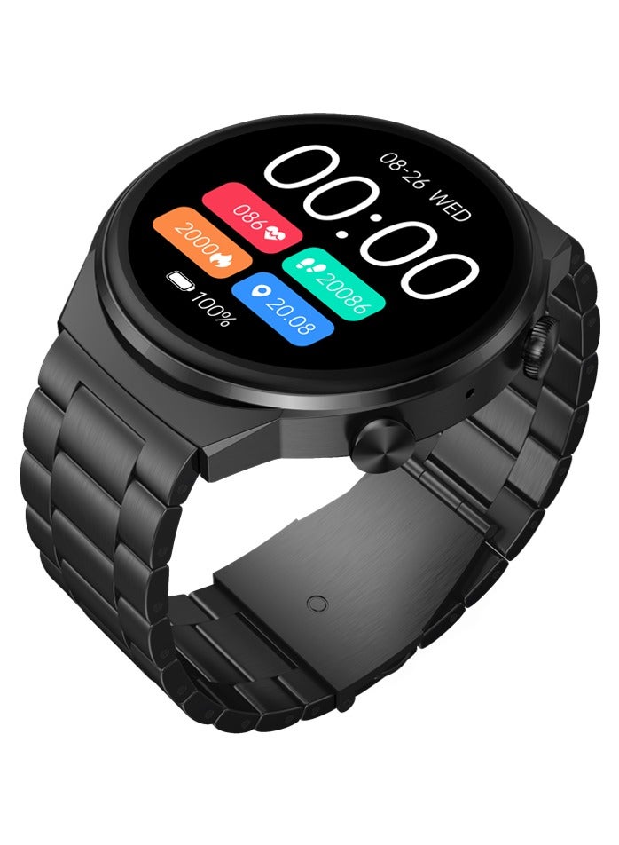 G-Tab GT3 Pro Max Smartwatch – 1.39" Semi AMOLED HD Display, Bluetooth Calling, IP68 Waterproof, Wireless Charging, 300mAh Battery, Health Monitoring, 100+ Sports Modes, One-Click Connect - Image 1