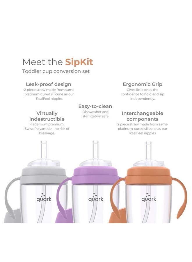 Quark BuubiBottle Sip - 1PC - Grey - Image 2