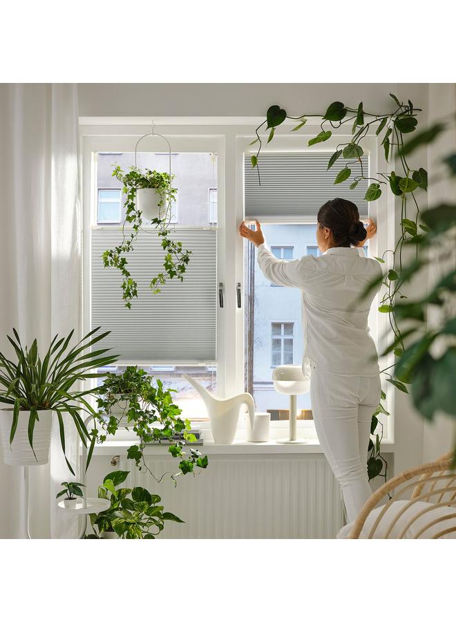 erorex Block-out pleated blind, white/top-down bottom-up, 60x130 cm - Image 3