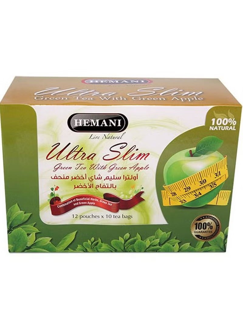 هايمان شاي أخضر نحيف جدا مع Apple 30- أكياس شاي