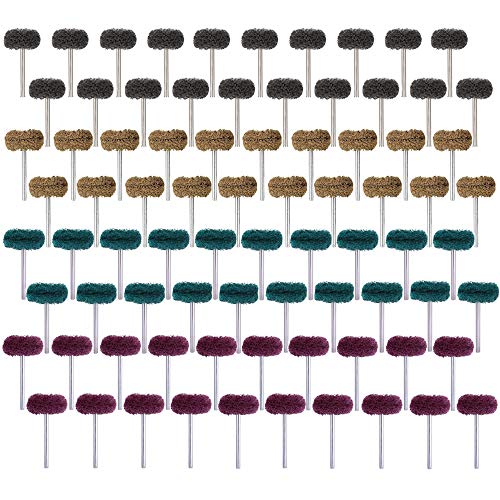 Rocaris 80Pcs 1" (25mm) Abrasive Wheel Buffing Polishing Wheel Set for Rotary Tool… - Image 1
