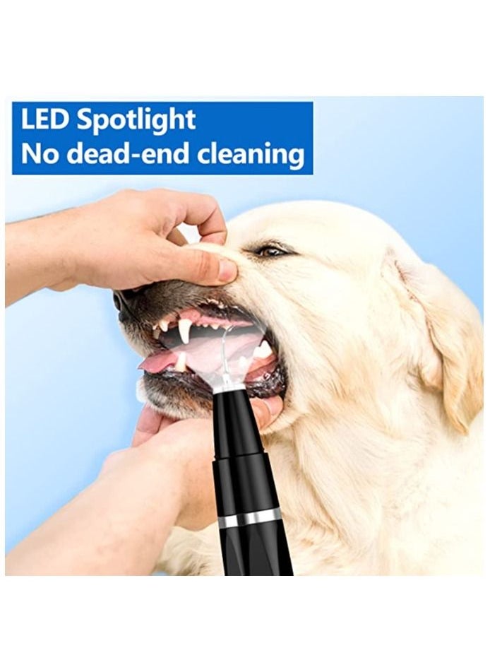 Generic - Ultrasonic Tooth Scaler for Dogs with 5 Modes & LED Lamp, Dog Toothbrush to Remove Stains Calculus, Dog Tooth Brushing kit for Plaque and Tartar Remover, IPX8 Waterproof Dog Teeth Cleaning kit - Image 1
