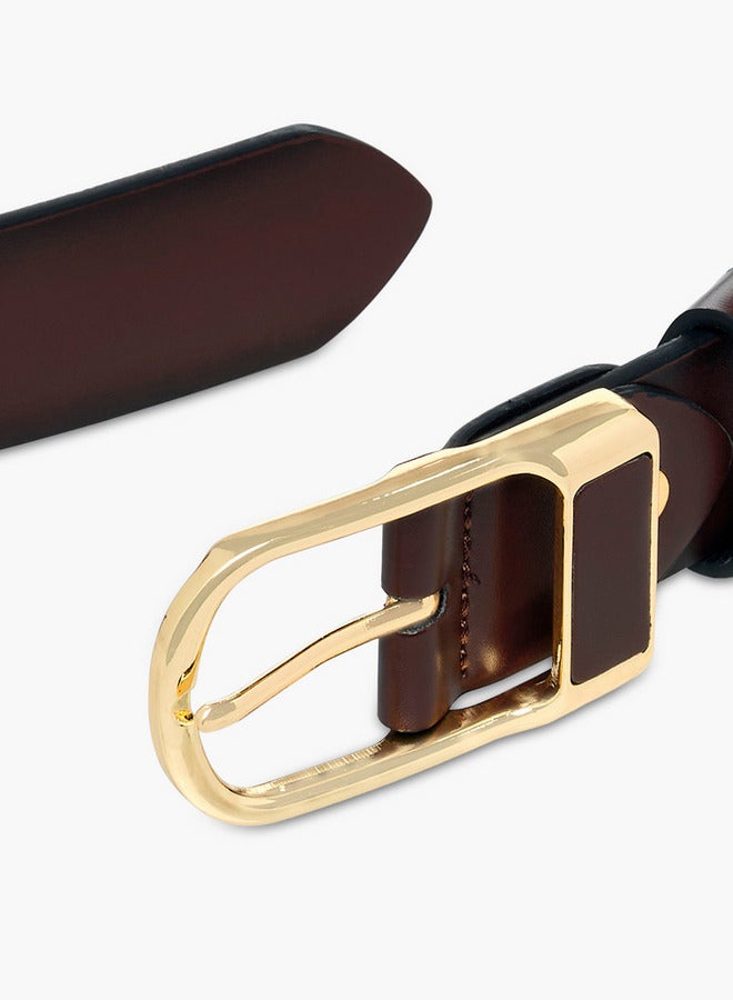 DUCHINI Solid Belt with Pin Buckle Closure - Image 4