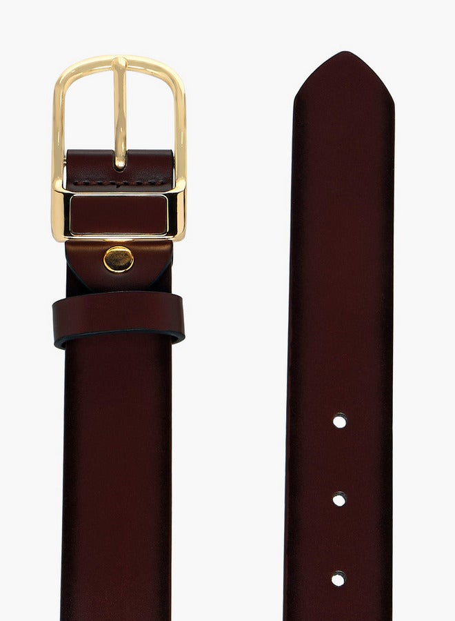 DUCHINI Solid Belt with Pin Buckle Closure - Image 3