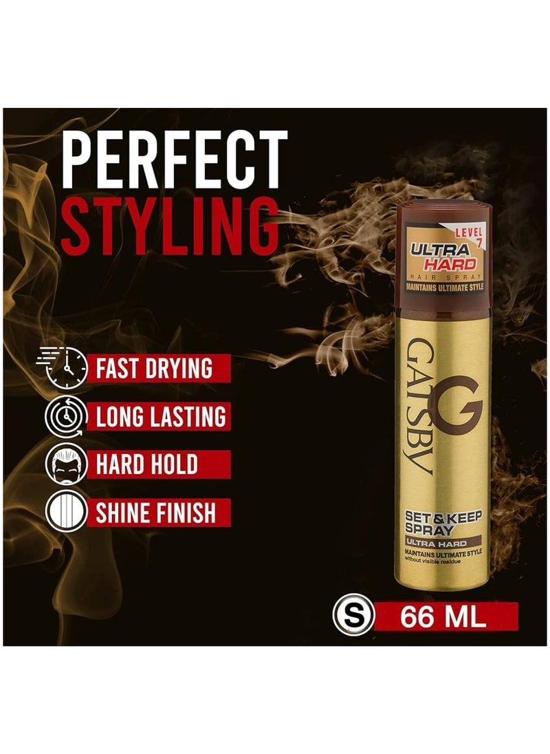 GATSBY Hairspray 66 ml Ultra Hold  - Image 2