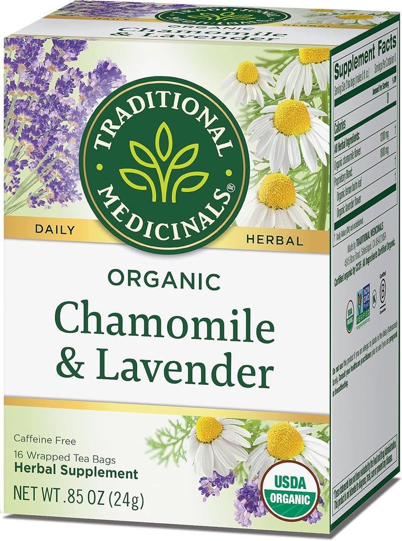 Traditional Medicinals Organic Chamomile & Lavender Tea - Image 2