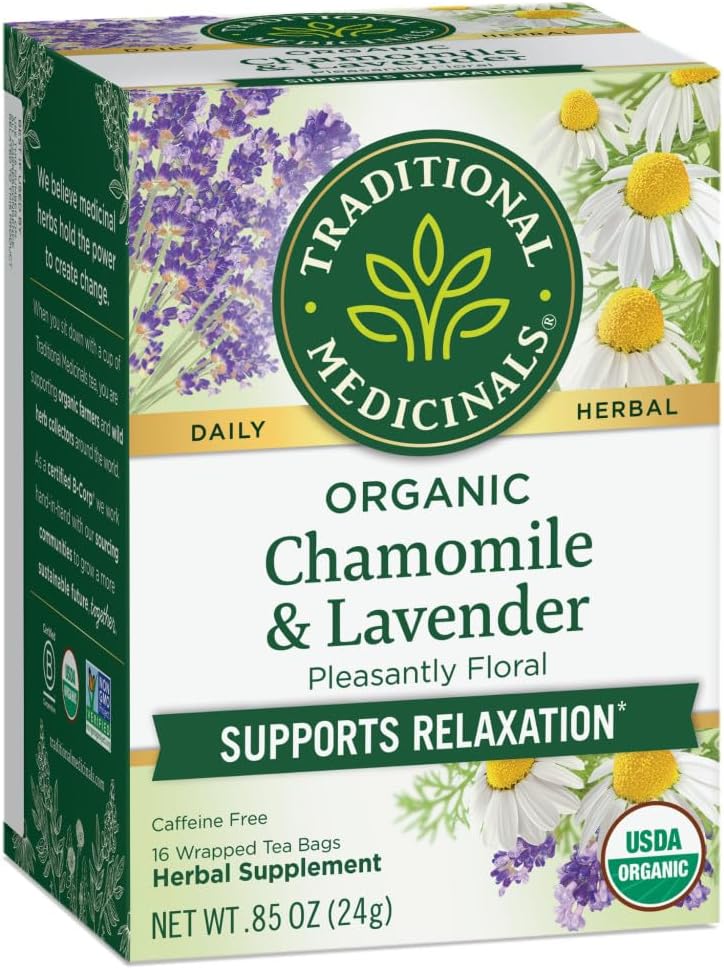 Traditional Medicinals Organic Chamomile & Lavender Tea - Image 1