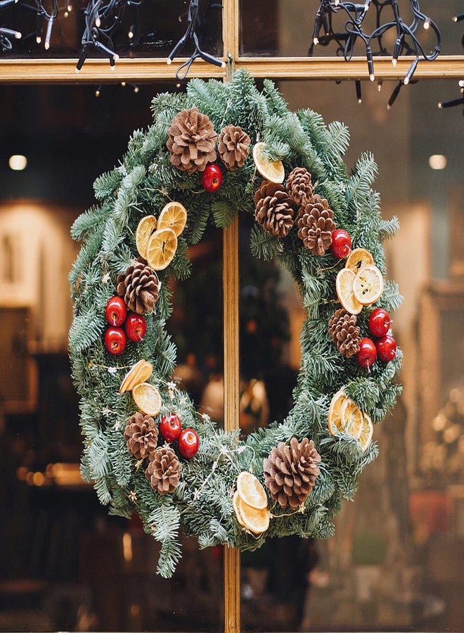 MixTeach 20 Pieces Large Hanging Round Wreaths 12Inch Cardboard Wreath Rings for DIY Crafts Paper Round Circle Christmas Hanging Ornaments Decorations with Hole Twine for Wedding Christmas Valentines Day Decor - Image 5